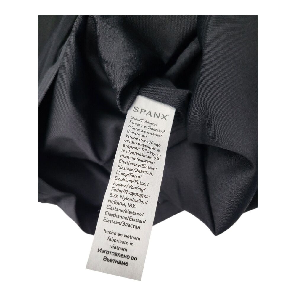 Spanx Shaping Halter One Piece Swimsuit Very Black 50684R XL - Picture 5 of 8